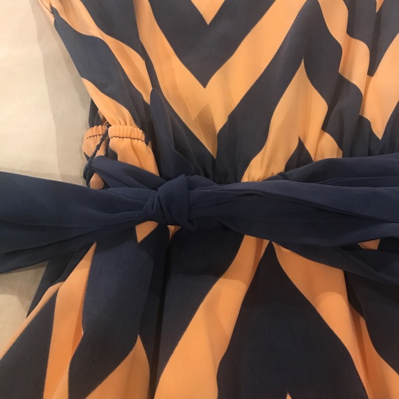 NWT orange and blue patterned Sundress - Picture 2 of 6